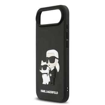Karl Lagerfeld 3D Rubber Karl and Choupette Case Aizsargapvalks priekš Apple iPhone 17 Air (KLHCP17M3DRKCNK)