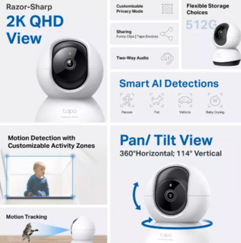 TP-Link Tapo C220 IP камера видеонаблюдения Для помещений (TAPO-C220)