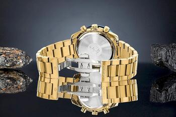 Giewont Chronograph Sapphire Vīriešu pulkstenis / zeltains-zils (GW8720-B6)