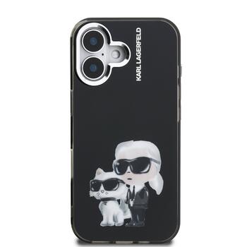 Karl Lagerfeld IML Aquarelle Karl and Choupette Case Aizsargapvalks priekš Apple iPhone 16 (KLHCP16SHMKCAQK)
