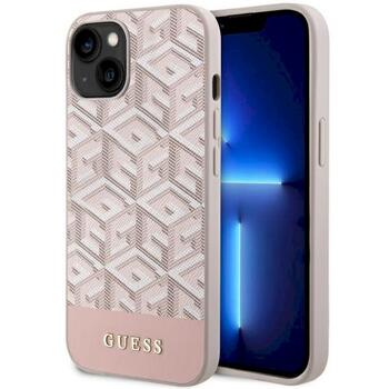 Guess GUHMP14MHGCFSEP GCube Stripes MagSafe Aizsargapvalks priekš iPhone 14 Plus/15 Plus 6.7
