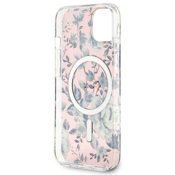 Guess GUHMP14MHCFWSP Hardcase Flower MagSafe Защитный чехол для iPhone 14 Plus / 15 Plus 6.7