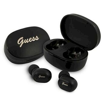 Guess Headphones Bluetooth GUTWST30BKTWS Беспроводные наушники + док-станция / чёрный (GUTWST30BK)
