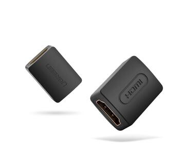 UGREEN Адаптер HDMI female - HDMI female 1.4 (для соединения 2 коротких HDMI кабелей) (UG-20107)