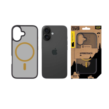 Tactical MagForce Hyperstealth 2.0 Cover Защитный чехол для iPhone 16 / чёрный/жёлтый (TA-57983121864)