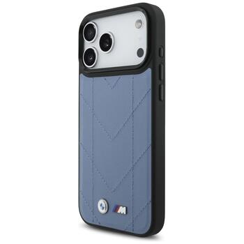 BMW M Quilted Logo MagSafe Case Защитный Чехол для Apple iPhone 17 Pro Max (BMHMP17X25PSECHB)