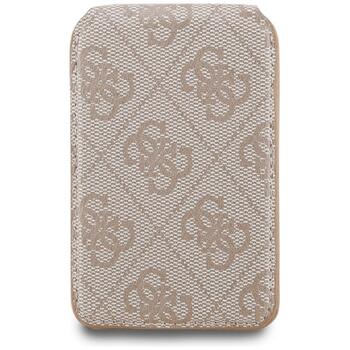 Guess MagSafe Кошелек с Подставкой и Зеркалом 4G Розовый (GUWMSMIP4GP)