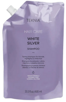 Lakmé Teknia White Silver Шампунь Рефилл 600 ml (8429421440097)