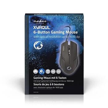 Nedis GMWD100BK Игровая мышь (GMWD100BK)