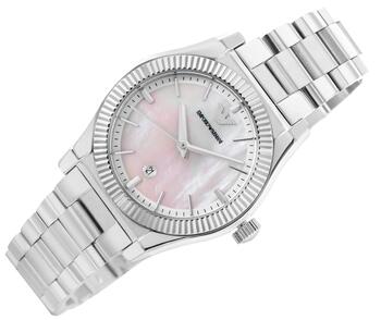 Emporio Armani AR11689 Sieviešu Pulkstenis 32mm Silver Dial Stainless Steel Bracelet (4064092357776)