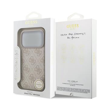 Guess 4G Charm Case Чехол для Apple iPhone 17 Pro (GUHMP17LGF4GCP)