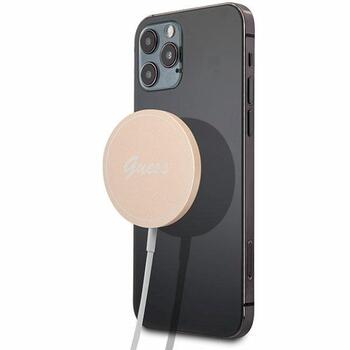 Guess wireless charger GUCBMSLRD Беспроводное зарядное устройство 15W MagSafe / золотой (GUCBMSLRD)