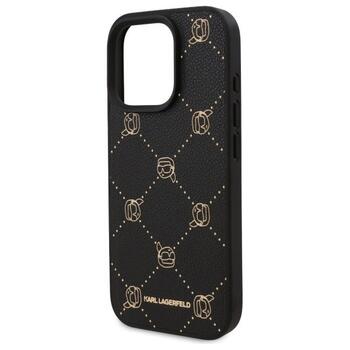 Karl Lagerfeld Hard Karl Head MagSafe Case Чехол для Apple iPhone 16 Pro Max (KLHMP16XPGKHPHK)