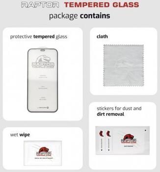 Swissten Raptor Diamond Ultra Full Face Tempered Glass Защитное стекло для экрана Apple iPhone 12 / 12 Pro (84501703)