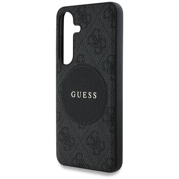 Guess 4G Round Patch Classic Logo MagSafe Case Чехол для Samsung Galaxy S25 Plus (GUHMS25MP4PGRSGK)