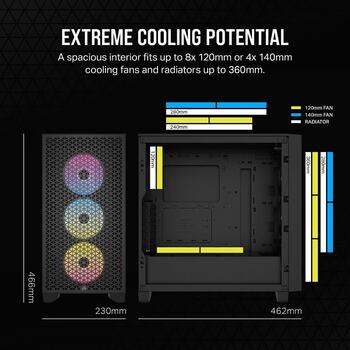 Corsair 3000D RGB AIRFLOW Корпус для компьютера (CC-9011255-WW)