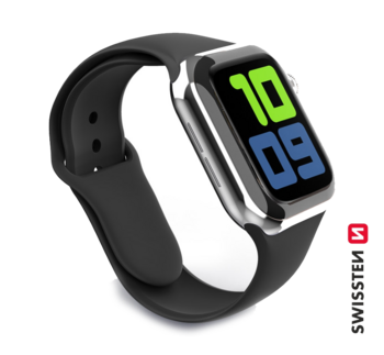 Swissten Cиликоновый Pемешок для Apple Watch 1/2/3/4/5/6 / SE / 38 мм / 40 мм (46000101)
