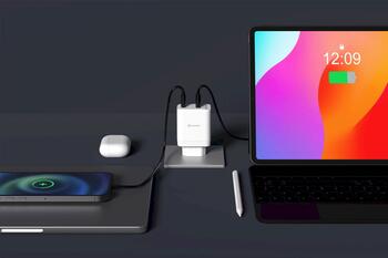 Swissten Travel Charger Core Gan USB-C PD 45W / USB-A QC 18W QC Зарядное устройство (22071330)