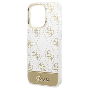Guess GUHCP14XHG4MHG Hardcase 4G Pattern Script Aizsargapvalks priekš iPhone 14 Pro Max 6,7