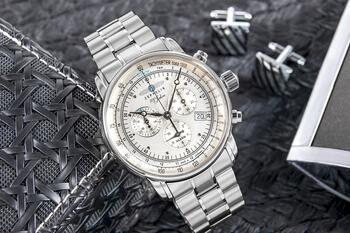 ZEPPELIN 100 Jahre Chronograph Vīriešu pulkstenis 7680MB-1 / sudraba (7680MB-1)