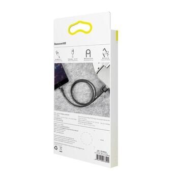 Baseus Cafule USB Lightning Cable Uzlādes un datu kabelis 1.5A 2m / pelēks/melns (CALKLF-CG1)