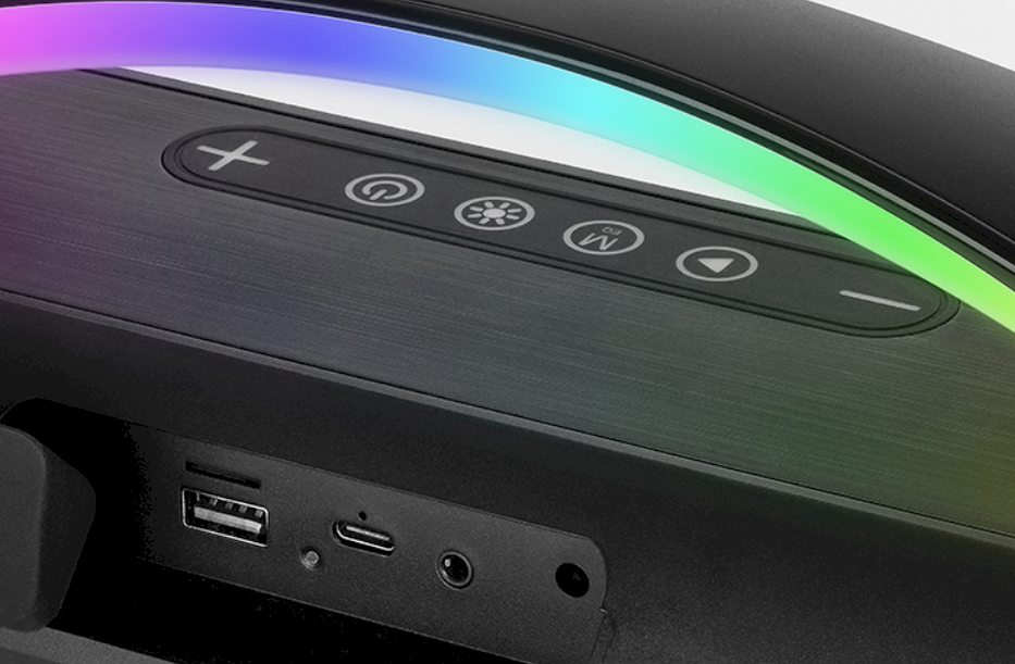 Mars Gaming MSPULSE Stereo portatīvais skaļrunis 50W / melns (MSPULSE)