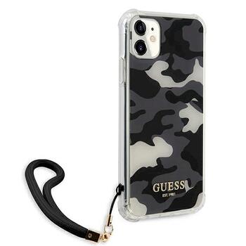 Guess GUHCN61KSARBK Camo Collection Aizsargapvalks priekš iPhone 11 6,1