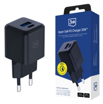 3MK Hyper GaN Charger Зарядное устройство 20W / USB-C (5903108640091)