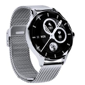 Garett Smartwatch Viva Silver steel Умные часы AMOLED / IP67 / Find your phone / Music playback control (VIVA_SVR_STL)