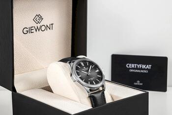 Giewont Elegance Sapphire Vīriešu rokas pulkstenis GW5160-A2 / melns (GW5160-A2)