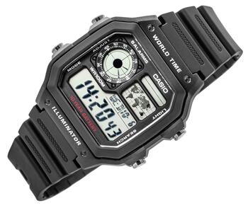 CASIO AE-1200WH-1AVEF Vīriešu pulkstenis (AE-1200WH-1AVEF)