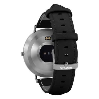 Garett Smartwatch Verona Sieviešu viedpulkstenis AMOLED / Bluetooth / IP67 / GPS / SMS (VERONA_SREB_CZARN_SKOR)
