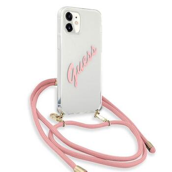 Guess GUHCP12SCRTVSPI Script Vintage Aizsargapvalks priekš iPhone 12 mini 5,4