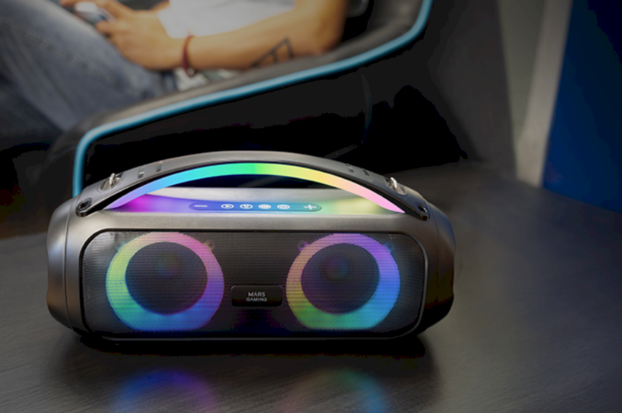 Mars Gaming MSPULSE Stereo portatīvais skaļrunis 50W / melns (MSPULSE)