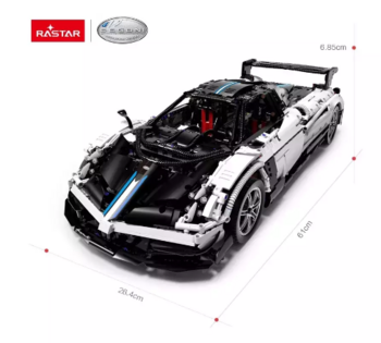 Rastar Pagani Huayra Rotaļu Automašina Konstruktor 2934gab 1:8 (6930751319134)