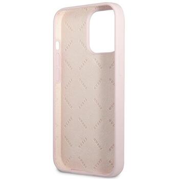 Guess GUHCP13XSLTGU Silicone Triangle Защитный чехол для iPhone 13 Pro Max 6,7