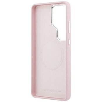 Case Karl Lagerfeld K Metal Logo MagSafe Защитный чехол для Samsung Galaxy S26 Ultra / розовый (KLHMS26L5PGFKHGP)