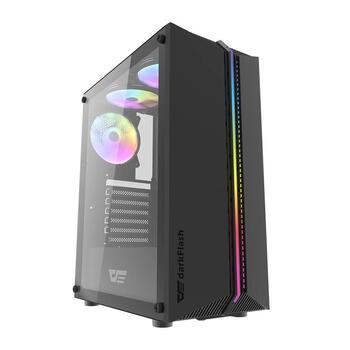 Darkflash DK151 Datoru Korpuss + Ventilatori 3gab. (DK151-BK)