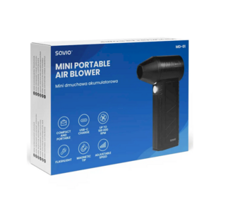 Savio MD‑01 Ручной аккумуляторный воздуходув 60W 4000mAh (MD‑01)