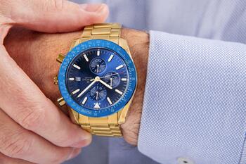 Giewont Chronograph Sapphire Vīriešu pulkstenis / zeltains-zils (GW8720-B6)