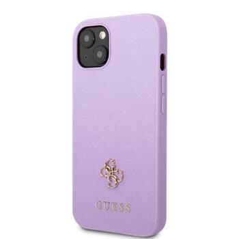 Guess GUHCP13SPS4MU Saffiano 4G Small Metal Logo Защитный чехол для iPhone 13 mini 5,4