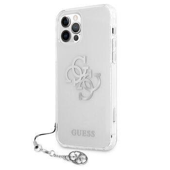 Guess GUHCP12LKS4GSI Hardcase 4G Silver Charms Collection Защитный чехол для iPhone 12 Pro Max 6,7