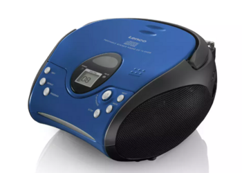 Lenco SCD-24 Digitāla FM Akustiskā sistēma Zila (SCD-24BLBK)