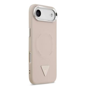 Guess PU Leather Triangle Logo MagSafe Case Чехол для Apple iPhone 17 Air (GUHMP17MPSDTSCMP)