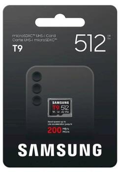 Samsung T9 microSDXC MB-MH512T/WW Карта Памяти 512GB (MB-MH512T/WW)