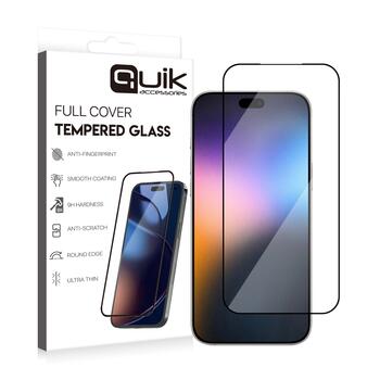 Quik Accessories Full Cover Tempered Glass Защитное Стекло для Apple iPhone 17 Pro Max (QK-TG-IPH-17-PRM)