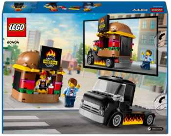 LEGO City 60404 Burger Truck Konstruktors (60404)