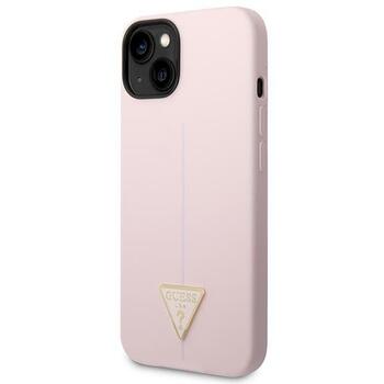 Guess GUHCP14MSLTGU Silicone Triangle Hardcase Защитный чехол для iPhone 14 Plus / 15 Plus 6.7