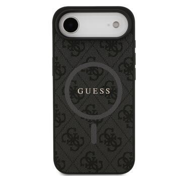Guess PU Leather 4G Colored Ring MagSafe Case Защитный чехол для iPhone Air / чёрный (GUHMP17MG4GFRK)