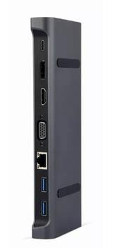 Gembird USB Type-C 9in1 Док-станция (A-CM-COMBO9-02)